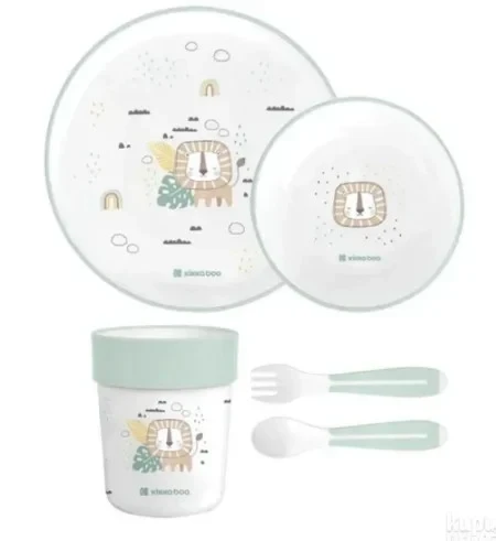 Kikka Boo Set posuđa 4 dela Savanna mint KKB40138 SVE ZA BEBE I DECU