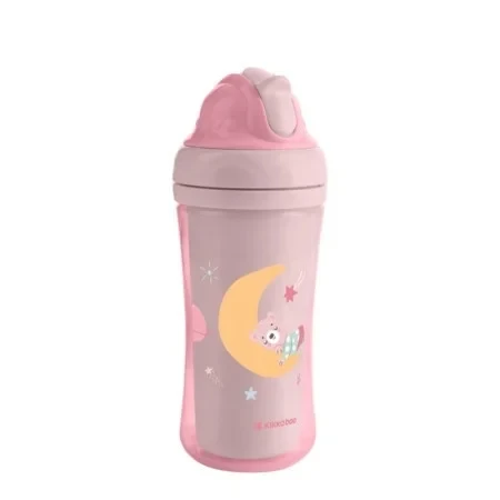 Kikka Boo Šolja sa slamkom 220ml Moony Me pink KKB31079 SVE ZA BEBE I DECU