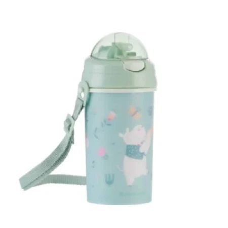 Kikka Boo Šolja sa slamkom i trakom 450ml Music Fest mint KKB31082 SVE ZA BEBE I DECU