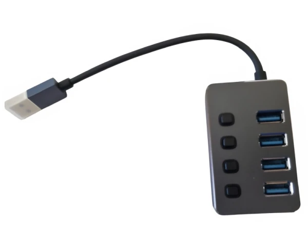 E-GREEN USB 3.0 - HUB Superbrzi 4port USB 3.0 sa prekidacima  IT KOMPONENTE I PERIFERIJA