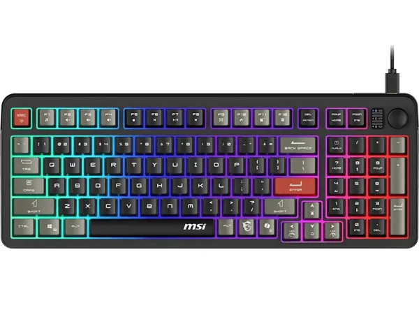 MSI FORGE GK110 US RGB crna tastatura  IT KOMPONENTE I PERIFERIJA