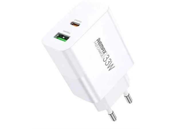 REMAX Strujni Fast punjac Kiddy 1xUSB 3.0+1xTIP C 33W RP-U122, beli  MOBILNI TELEFONI I TABLETI