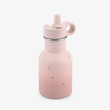 Kikka Boo Flašica sa slamkom od nerđajučeg čelika 350 ml Flora Blush KKB32101 SVE ZA BEBE I DECU