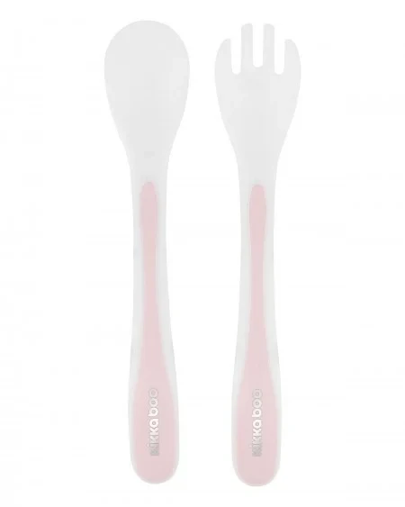 Kikka Boo Set kašičica i viljuška PP pink KKB40099 SVE ZA BEBE I DECU