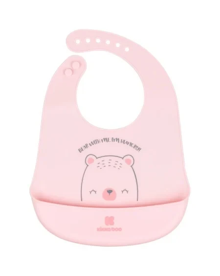 Kikka Boo Silikonska portikla Bear with Me pink KKB30042 SVE ZA BEBE I DECU