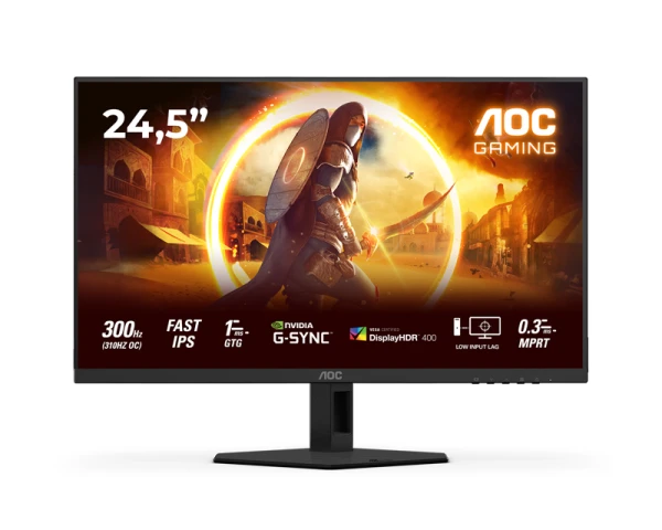 AOC 24.5 inča 25G4SRE FHD 1920x1080 Fast IPS 310 Hz G-Sync gaming monitor  MONITORI