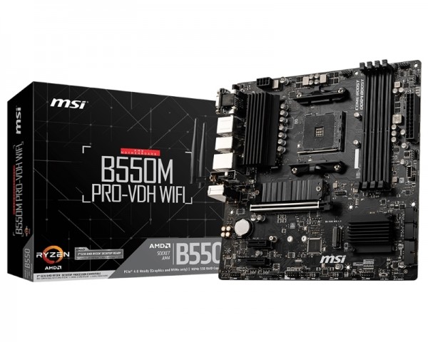 MSI B550M PRO-VDH WIFI IT KOMPONENTE I PERIFERIJA