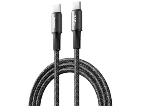REMAX DATA kabl Velocity TIP C na TIP C CB25 240W, 1,2m crni  IT KOMPONENTE I PERIFERIJA
