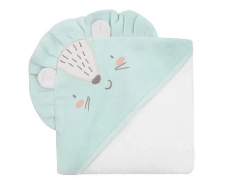 Kikka Boo Peškir sa kapuljačom 90x90 cm Jungle King KKB12049 SVE ZA BEBE I DECU