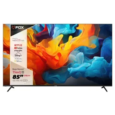 Fox 85WOS640EU Smart, LED, 4K UHD, 85'' TV, AUDIO,VIDEO