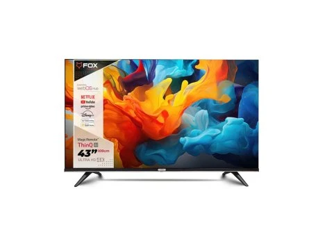 Televizor Fox 43WOS626D Smart, 4K UHD, 43''(109 cm), DVB-C-T-T2-S-S2 TV, AUDIO,VIDEO