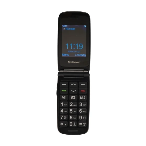 DENVER  BAS-24800L 4G, 2.4'' ekran, senior, postolje u pakovanju, bez punjača MOBILNI TELEFONI I TABLETI