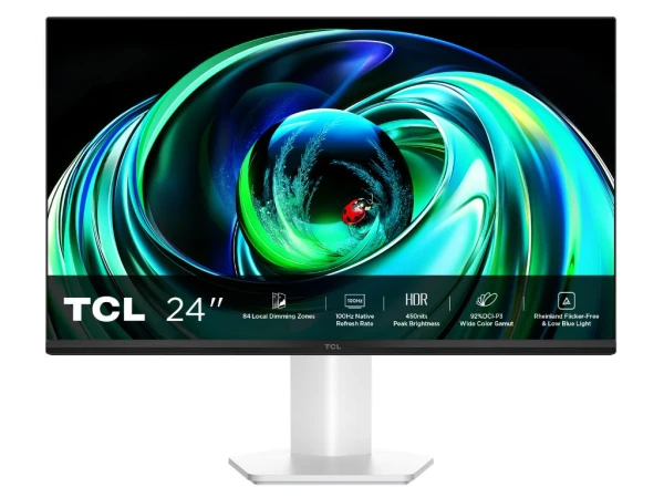 TCL Monitor 24G54 23,8'' IPS MiniLED 1920x1080 100Hz 5ms GtG VGA,HDMI VESA belo-crna (24G54)  MONITORI