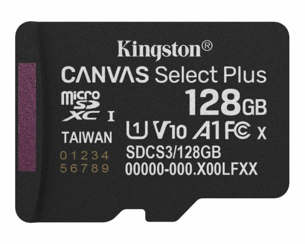 KINGSTON Memorijska kartica U1 V10 SDXC 128GB Canvas Select Plus G3 150R A1 SDCS3/128GBSP  IT KOMPONENTE I PERIFERIJA