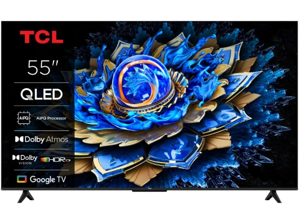 TCL Televizor 55T69C QLED 55'' 4K UHD 60Hz Google TV crna TV, AUDIO,VIDEO