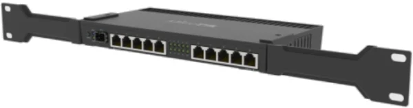 MikroTik Router BOARD RB4011iGS+RM, 228 × 120 × 30 mm,crna IT KOMPONENTE I PERIFERIJA