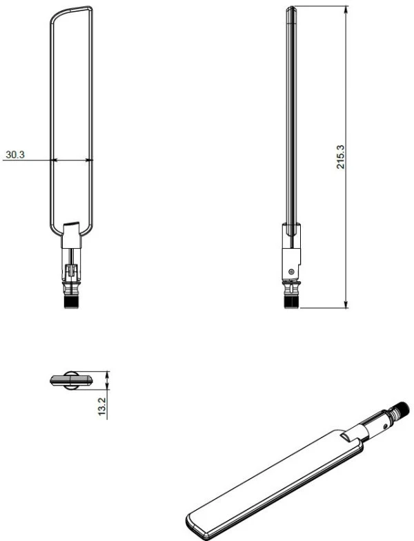 MikroTik HGO-LTE-W LoRa/LTE antena IT KOMPONENTE I PERIFERIJA