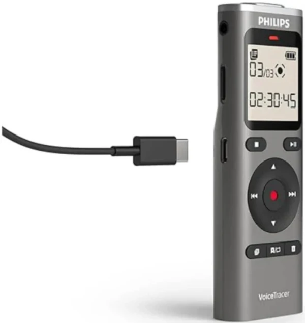 Philips Diktafon DVT1170 Mono,8GB,LCD 2x AAA,siva,USP C,USB 2.0 IT KOMPONENTE I PERIFERIJA
