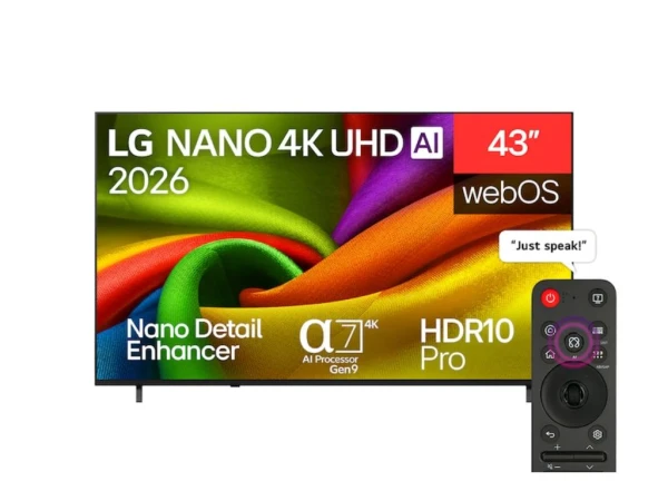 LG Televizor 43NU850B3LA LED 43'' 4K Ultra HD smart webOS 26 crna (43NU850B3LA)  TV, AUDIO,VIDEO