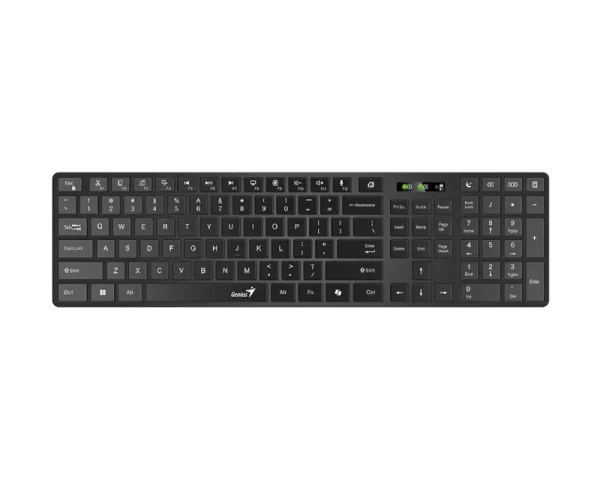 GENIUS SlimStar 7250BT, AI, crna US wireless tastatura  IT KOMPONENTE I PERIFERIJA