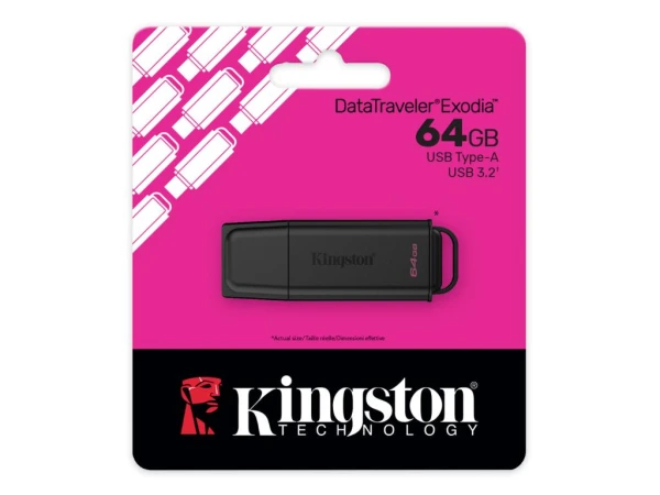 Kingston USB memorija DTXG2 64GB DataTraveler Exodia G2 3.2 crna (DTXG264GB)  IT KOMPONENTE I PERIFERIJA