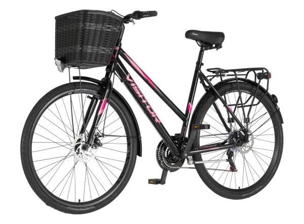 Bicikla Visitor city crx 2818 brzinacrno roze perla POKUĆSTVO