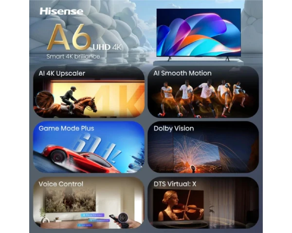 HISENSE 50 inča 50A6S LED 4K UHD Smart TV  TV, AUDIO,VIDEO