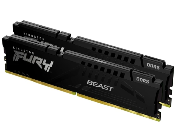 KINGSTON DIMM DDR5 64GB (2x32GB kit) 5600MT/s KF556C36BBE2K2-64 FURY Beast Black EXPO  IT KOMPONENTE I PERIFERIJA