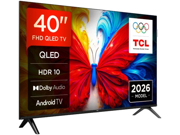 TCL Televizor 40S5L QLED 40'' Full HD 60Hz Android TV crna TV, AUDIO,VIDEO