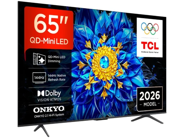 TCL Televizor 65P8L QLED-Mini LED 65'' 4K UHD 144Hz Google TV crna TV, AUDIO,VIDEO