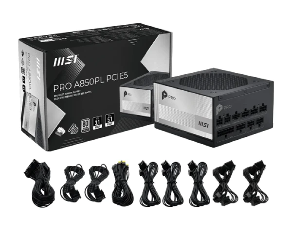 MSI PRO A850PL PCIE5 850W napajanje 7Y  IT KOMPONENTE I PERIFERIJA