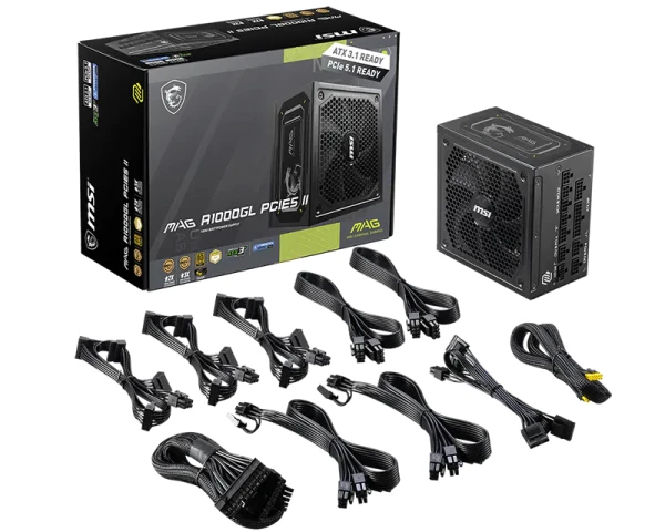 MSI MAG A1000GL PCIE5 II 1000W napajanje 7Y  IT KOMPONENTE I PERIFERIJA