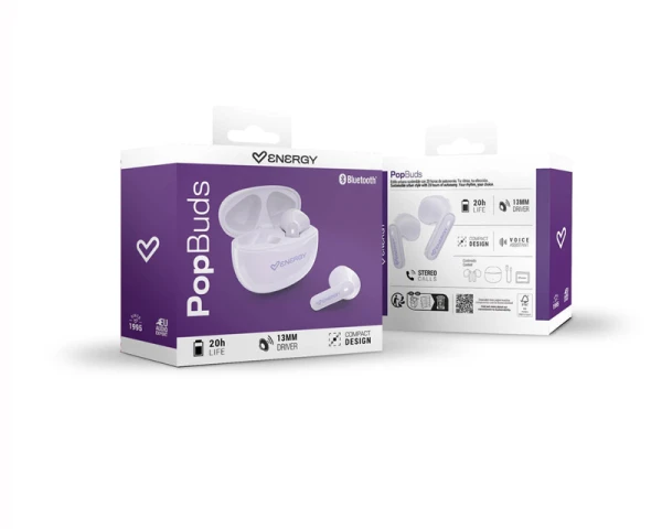 ENERGY SISTEM Violet PopBuds slušalice ljubičaste (M50152)  IT KOMPONENTE I PERIFERIJA