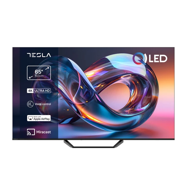 Tesla Televizor Q65E665BUV QLED 65'' UHD smart VIDAA OS crna TV, AUDIO,VIDEO