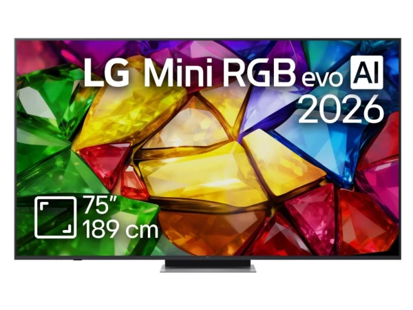 LG Televizor 75MRGB87B3B Mini RGB 75'' 4K Ultra HD smart webOS 26 crna TV, AUDIO,VIDEO