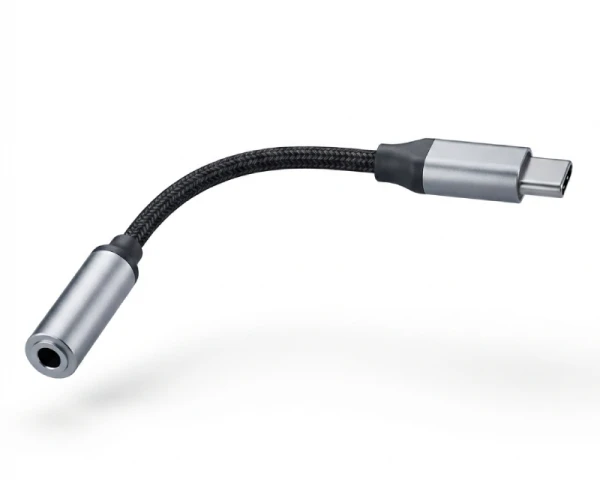 E-GREEN Adapter USB 3.1 tip C (M) - 3.5mm stereo (F) crni  IT KOMPONENTE I PERIFERIJA
