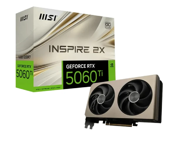 MSI GeForce RTX 5060 TI 16G INSPIRE 2X OC grafička karta IT KOMPONENTE I PERIFERIJA