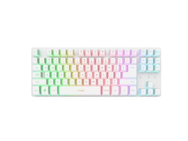 Trust Tastatura GXT 831 Thado Wireless TKL set US bela (26083)  IT KOMPONENTE I PERIFERIJA