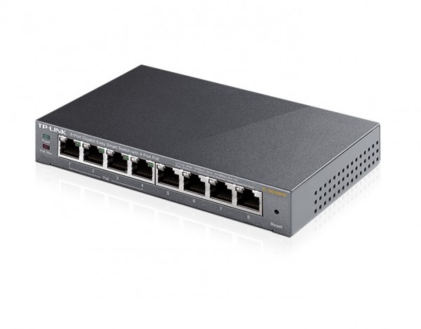 TP Link 8-Port Gigabit Easy Smart Switchwith 4-Port PoE' ( 'TL-SG108PE' )  IT KOMPONENTE I PERIFERIJA