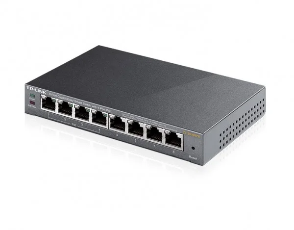 TP Link 8-Port Gigabit Easy Smart Switchwith 4-Port PoE (TL-SG108PE) IT KOMPONENTE I PERIFERIJA