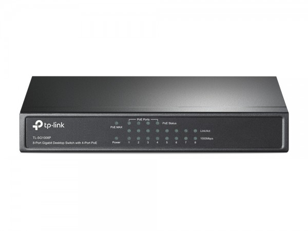 TP-LINK Switch Gigabit 8x RJ45 101001000Mbps Desktop metalno kuciste with 4-Port PoE' ( 'TL-SG1008P' )  IT KOMPONENTE I PERIFERIJA