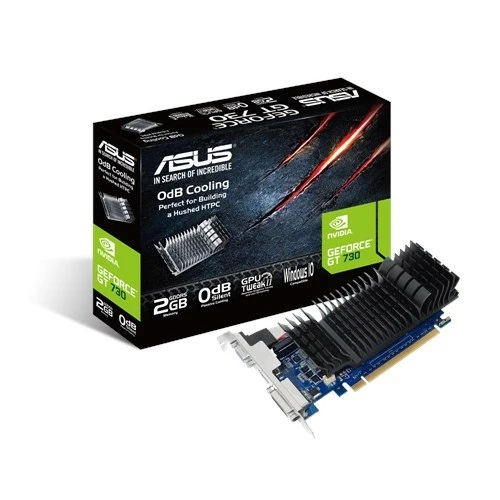 ASUS GeForce GT 730 grafička karta, 2GB GDDR5, 64-bit, pasivno hlađenje (GT730-SL-2GD5-BRK) IT KOMPONENTE I PERIFERIJA
