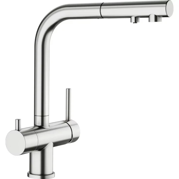 Blanco FONTAS-S II kuhinjska slavina 3u1 sa izvlačnim izlivom, inox UltraResist  POKUĆSTVO