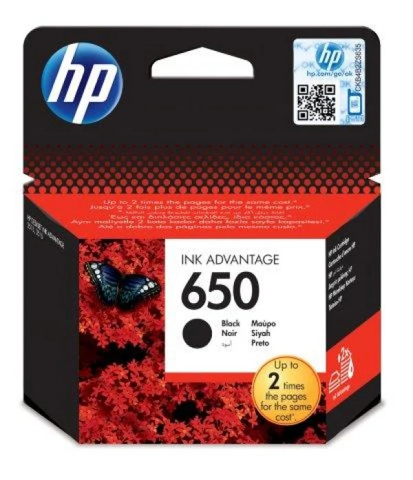 HP 650 Black (CZ101AE) ŠTAMPAČI I SKENERI