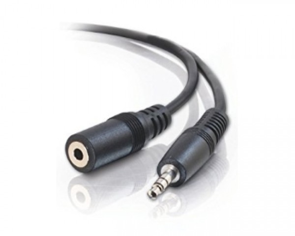 E-GREEN Kabl audio 3.5mm - 3.5mm MF (produžni) 2.5m crni IT KOMPONENTE I PERIFERIJA