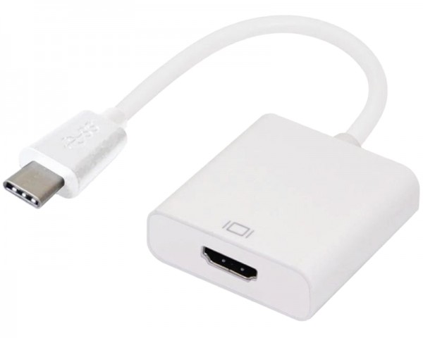 E-GREEN Adapter USB 3.1 tip C (M) - HDMI (F) beli IT KOMPONENTE I PERIFERIJA