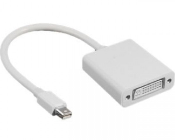 FAST ASIA Adapter - konvertor Mini DisplayPort (M) - DVI (F) beli IT KOMPONENTE I PERIFERIJA