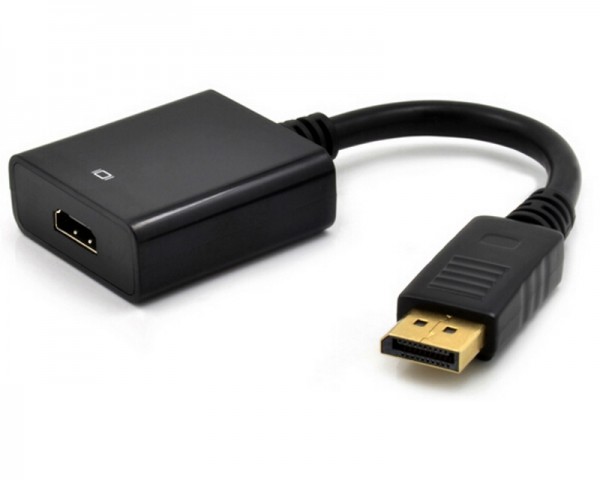 E-GREEN Adapter DisplayPort (M) - HDMI (F) crni Logik grupe