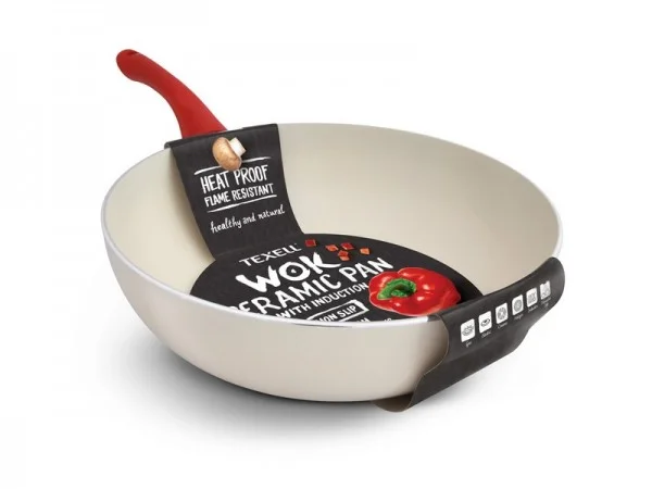 Texell Tiganj Wok keramički duboki TPC-W28 POKUĆSTVO