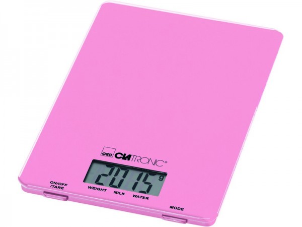 Kuhinjska vaga CLATRONIC - KW3626 PINK 5kg, LCD display KUĆNI APARATI